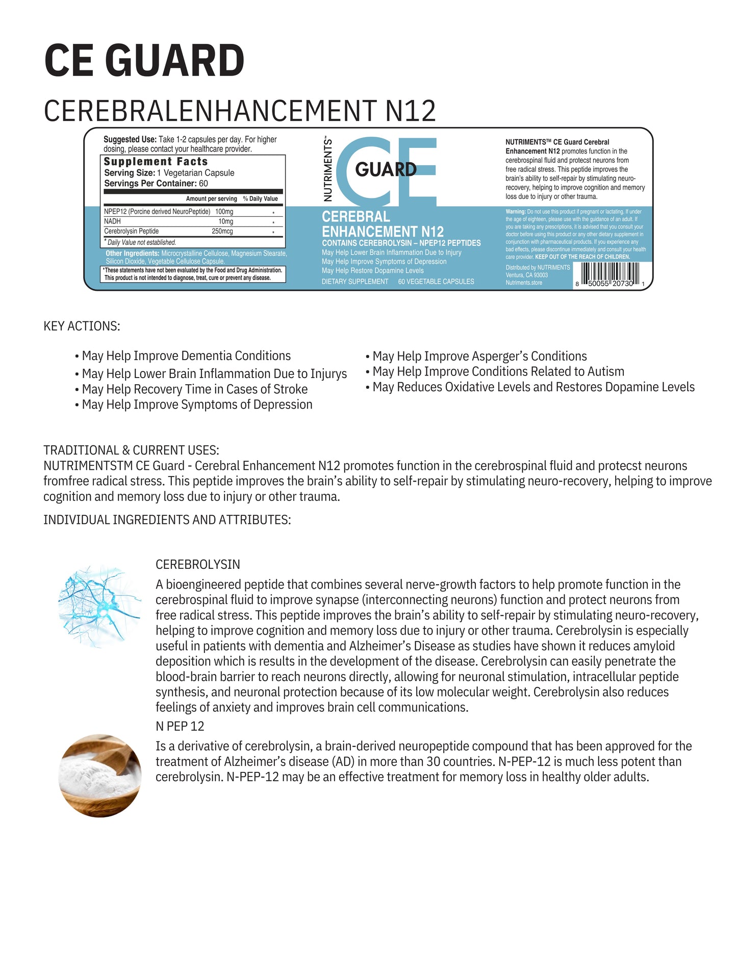 CE GUARD - CEREBRAL ENHANCEMENT N12